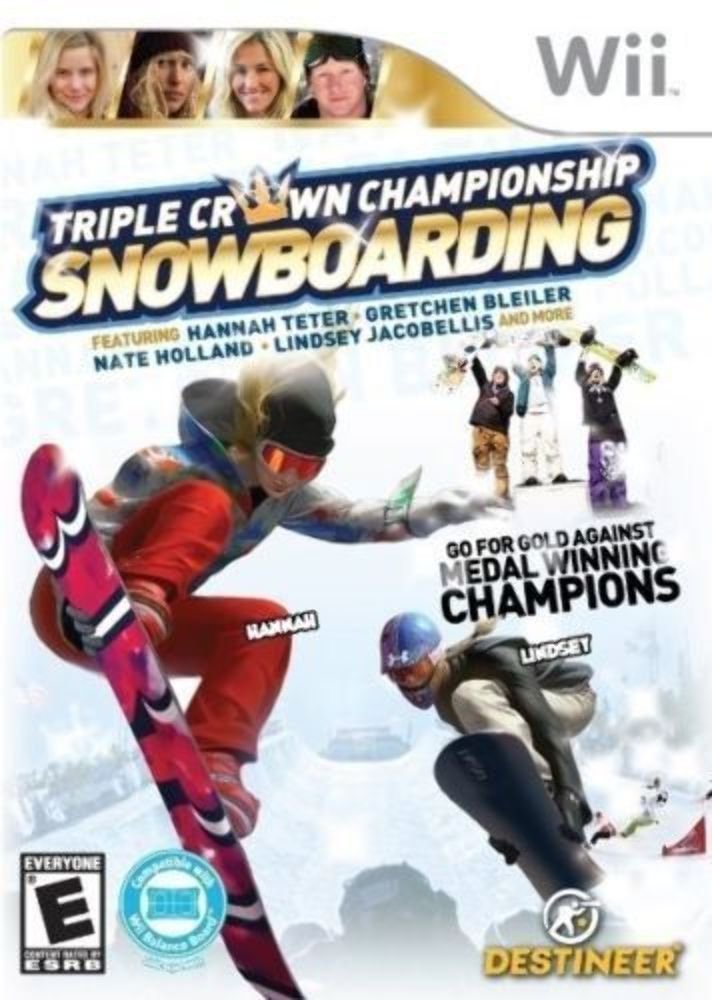 WII: TRIPLE CROWN CHAMPIONSHIP SNOWBOARDING (COMPLETE)
